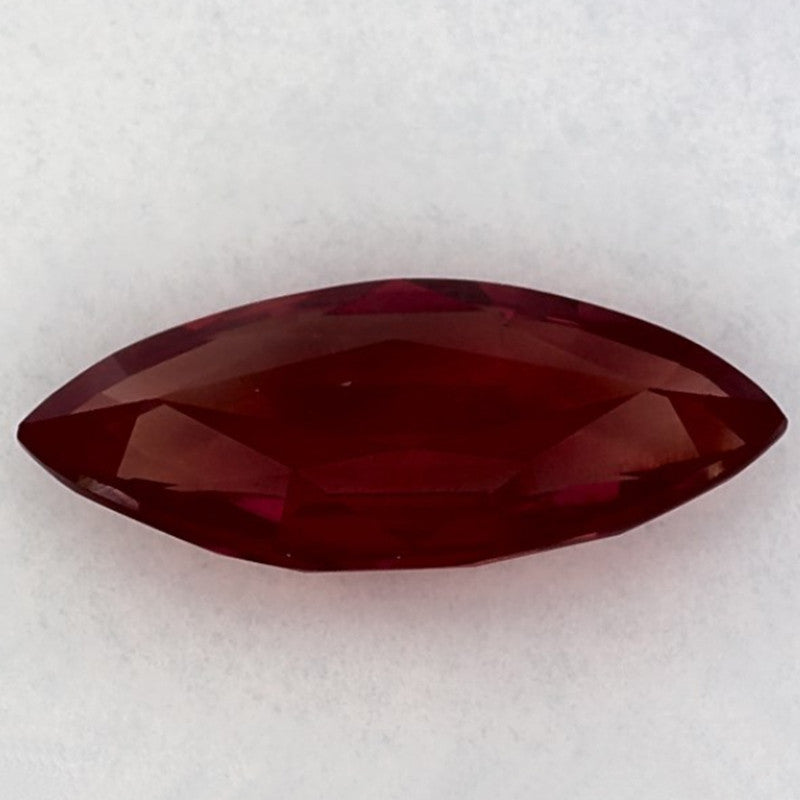 2.01 Carat Marquise Natural Red Ruby