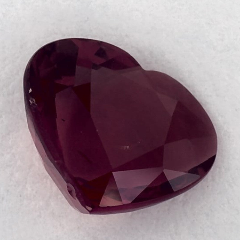 2.02 Carat Heart Natural Red Ruby