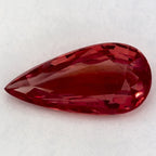 1.95 Carat Pear Natural Red Ruby