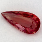 1.95 Carat Pear Natural Red Ruby