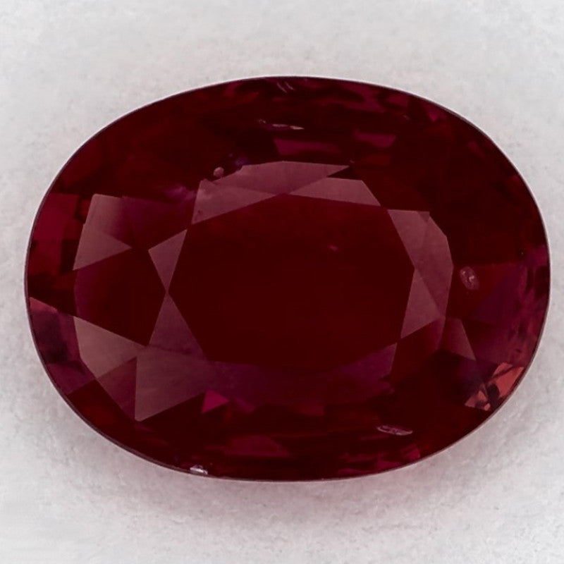 2.13 Carat Oval Natural Red Ruby