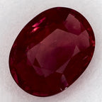 2.13 Carat Oval Natural Red Ruby