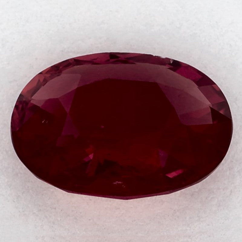 2.13 Carat Oval Natural Red Ruby