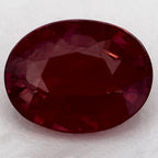 2.14 Carat Oval Natural Red Ruby