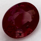 2.14 Carat Oval Natural Red Ruby