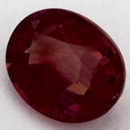 2.14 Carat Oval Natural Red Ruby