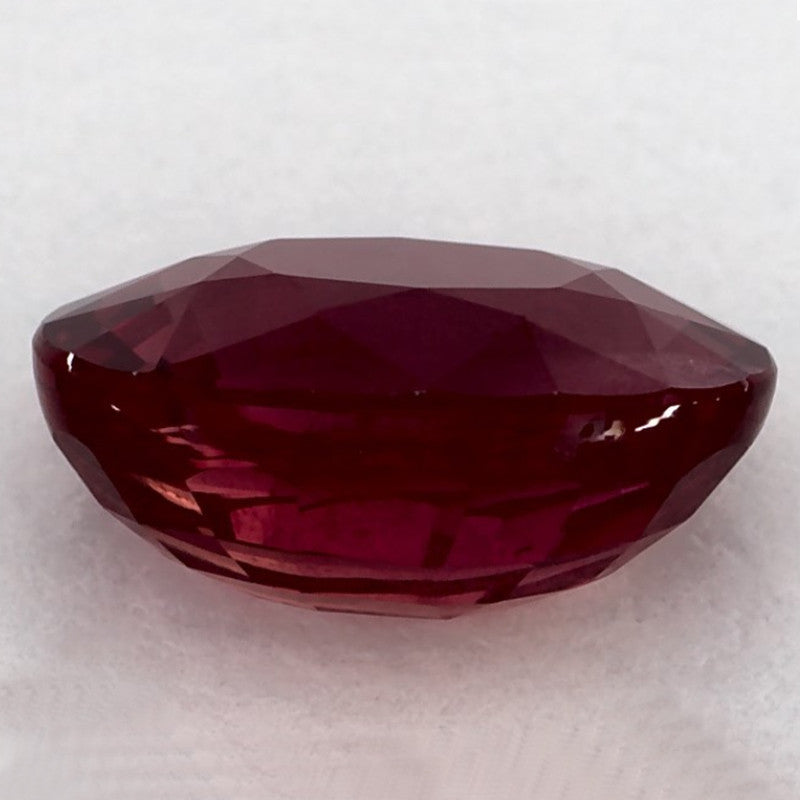 2.14 Carat Oval Natural Red Ruby