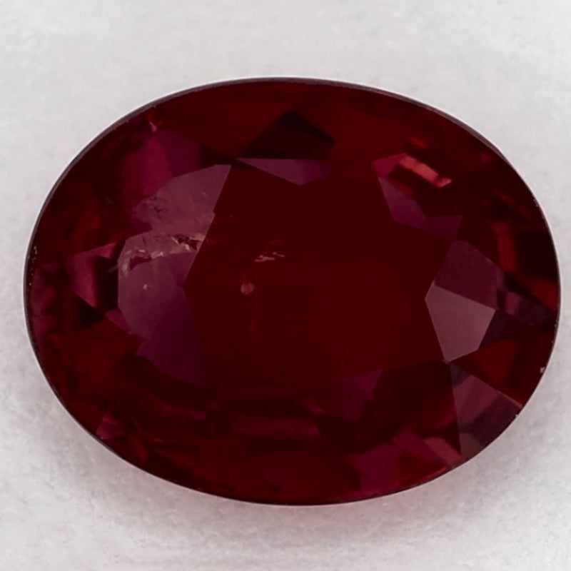2.40 Carat Oval Natural Red Ruby