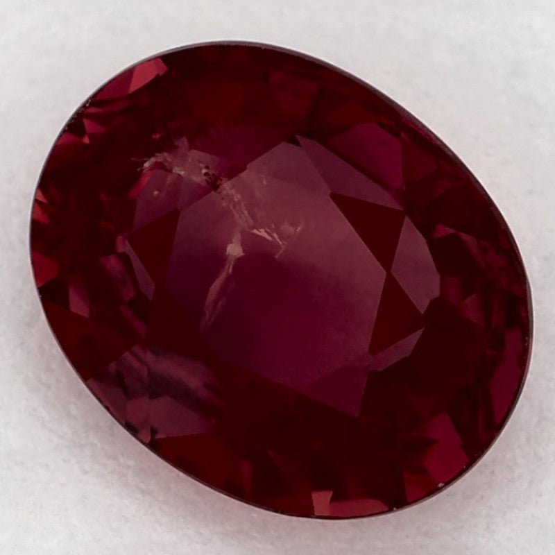 2.40 Carat Oval Natural Red Ruby
