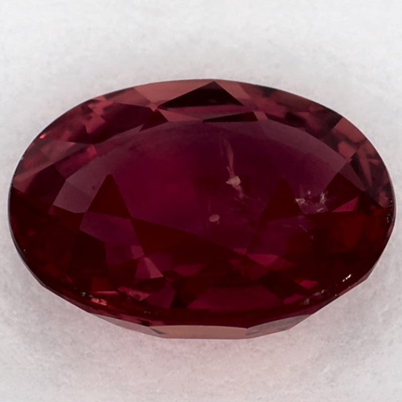 2.40 Carat Oval Natural Red Ruby