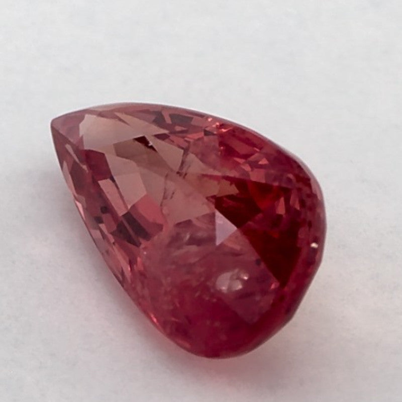 2.02 Carat Pear Natural Red Ruby