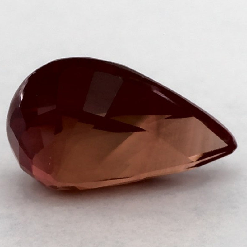 2.03 Carat Pear Natural Red Ruby