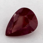 2.09 Carat Pear Natural Red Ruby