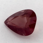 2.09 Carat Pear Natural Red Ruby
