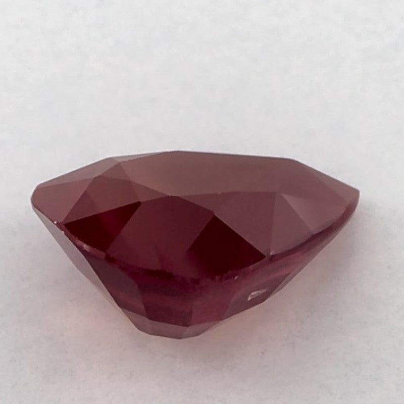 2.09 Carat Pear Natural Red Ruby