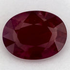 1.88 Carat Oval Natural Red Ruby