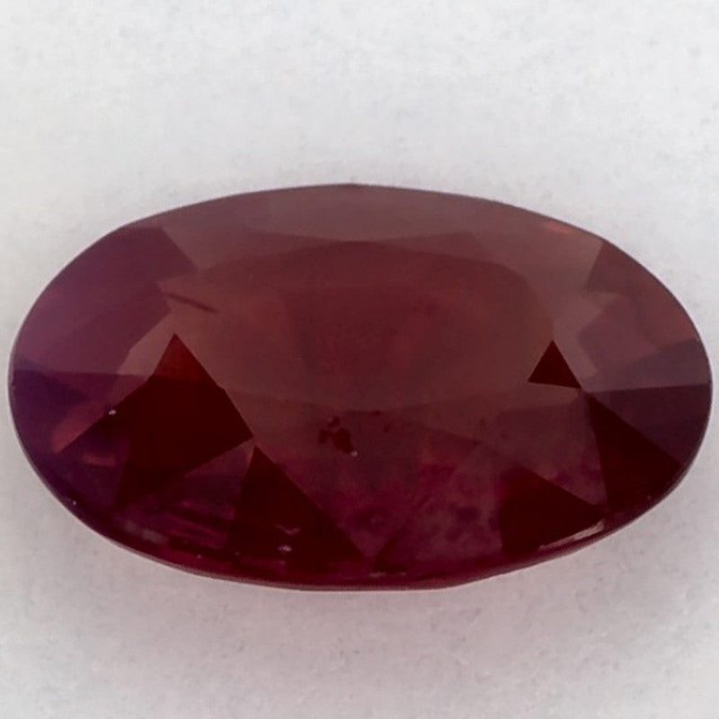 1.88 Carat Oval Natural Red Ruby