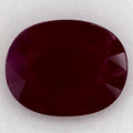 1.95 Carat Oval Natural Red Ruby