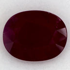 1.95 Carat Oval Natural Red Ruby
