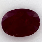 1.95 Carat Oval Natural Red Ruby