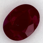 1.96 Carat Oval Natural Red Ruby