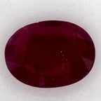 1.96 Carat Oval Natural Red Ruby