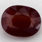 2.08 Carat Oval Natural Red Ruby