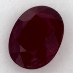 2.09 Carat Oval Natural Red Ruby