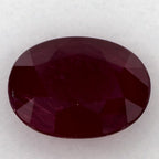 2.09 Carat Oval Natural Red Ruby
