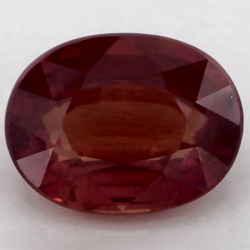 2.19 Carat Oval Natural Red Ruby
