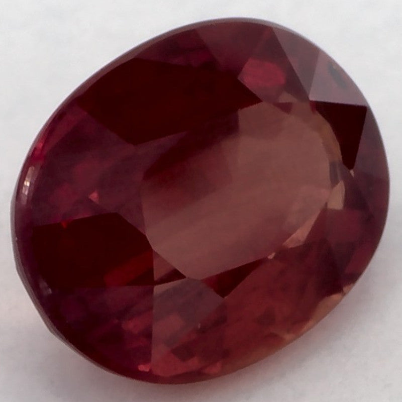 2.19 Carat Oval Natural Red Ruby