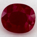 2.88 Carat Oval Natural Red Ruby