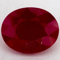 3.33 Carat Oval Natural Red Ruby