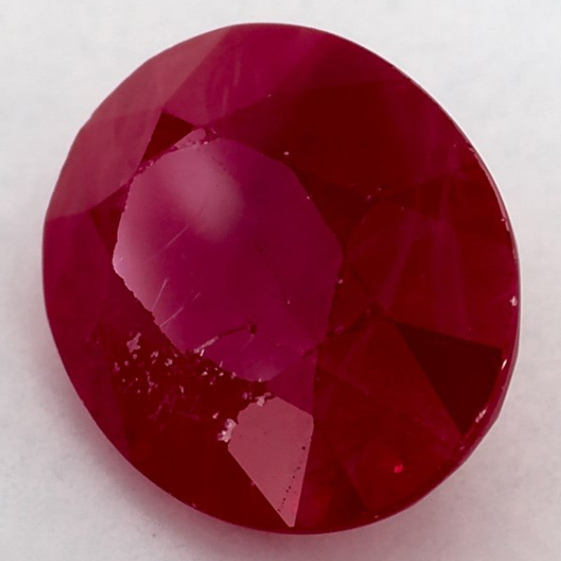 3.33 Carat Oval Natural Red Ruby