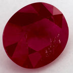 3.33 Carat Oval Natural Red Ruby