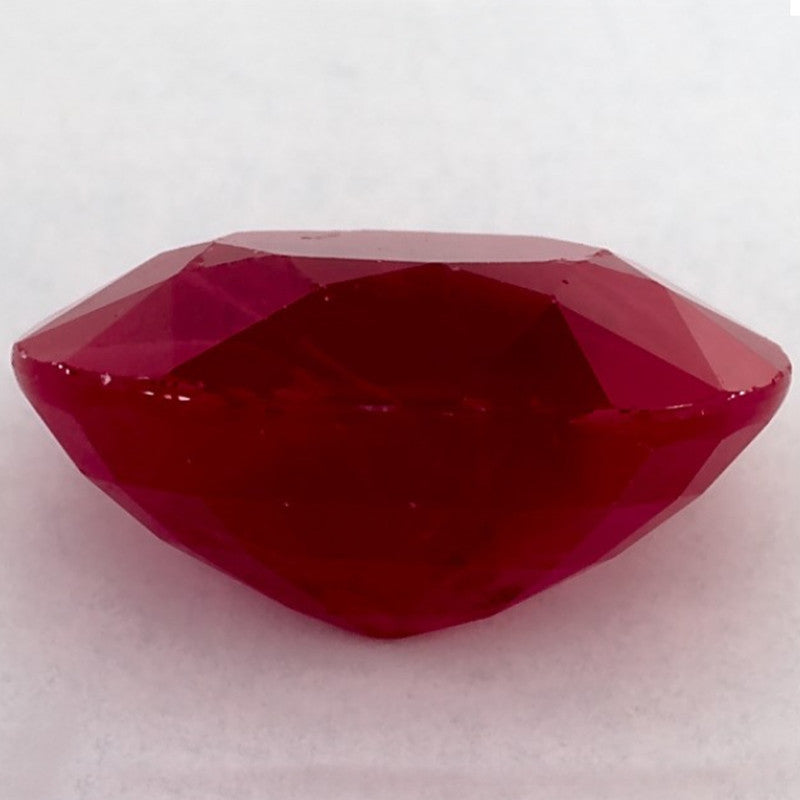 3.33 Carat Oval Natural Red Ruby