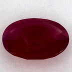 1.90 Carat Oval Natural Red Ruby