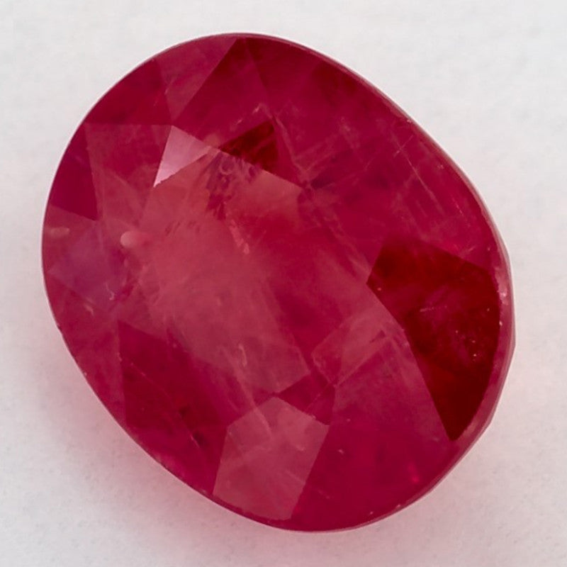 3.00 Carat Oval Natural Red Ruby