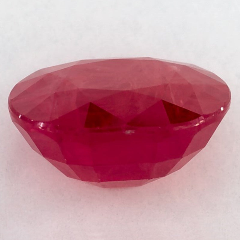 3.00 Carat Oval Natural Red Ruby