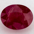3.55 Carat Oval Natural Red Ruby