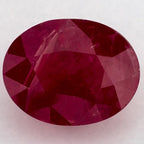 3.55 Carat Oval Natural Red Ruby