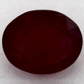 3.08 Carat Oval Natural Red Ruby