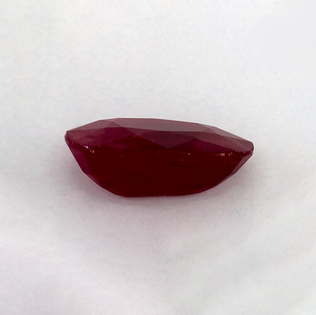 3.10 Carat Oval Natural Red Ruby
