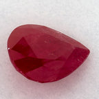3.16 Carat Pear Natural Red Ruby