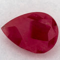3.57 Carat Pear Natural Red Ruby