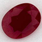 1.90 Carat Oval Natural Red Ruby
