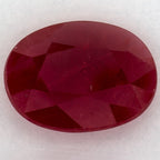 1.90 Carat Oval Natural Red Ruby