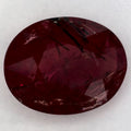 4.22 Carat Oval Natural Red Ruby