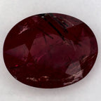 4.22 Carat Oval Natural Red Ruby