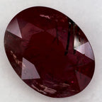 4.22 Carat Oval Natural Red Ruby